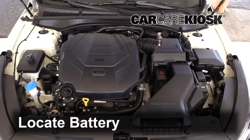 2017 Kia Cadenza Limited 3.3L V6 Battery Replace